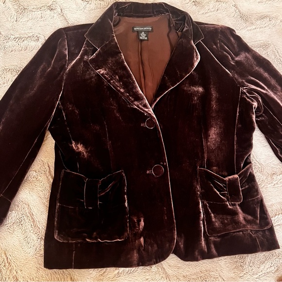 Spenser Jeremy Brown Velvet Jacket, Size 10 Women’s - Picture 1 of 6